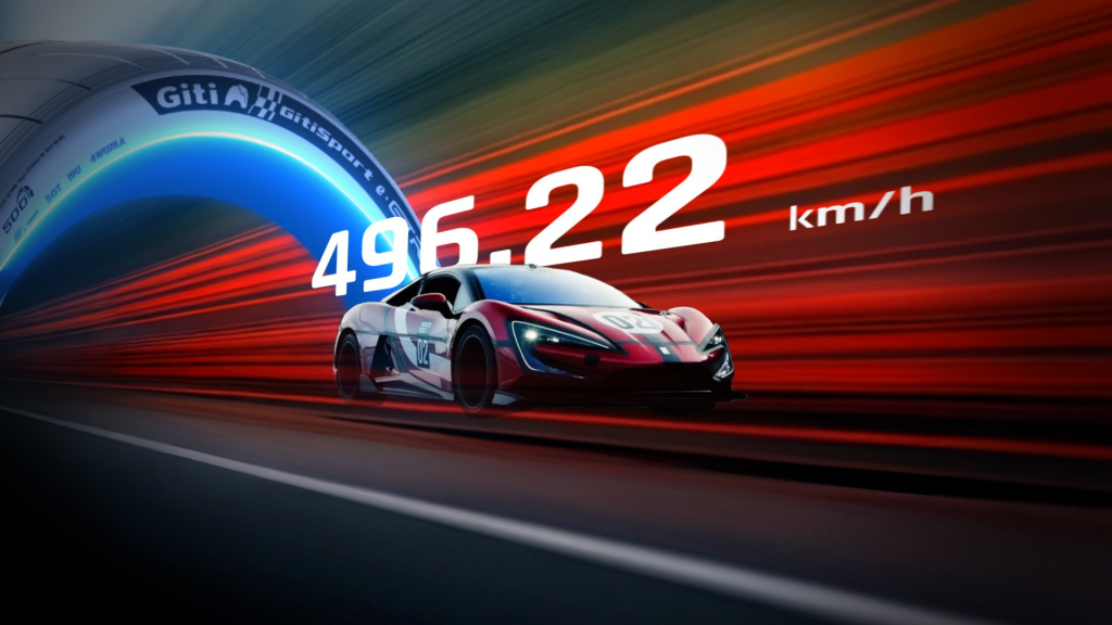 رکورد سرعت با تایر Giti Sport Pro